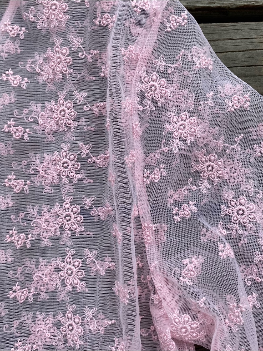 Doen adalise dress pink sheer lace - Picture 9 of 14